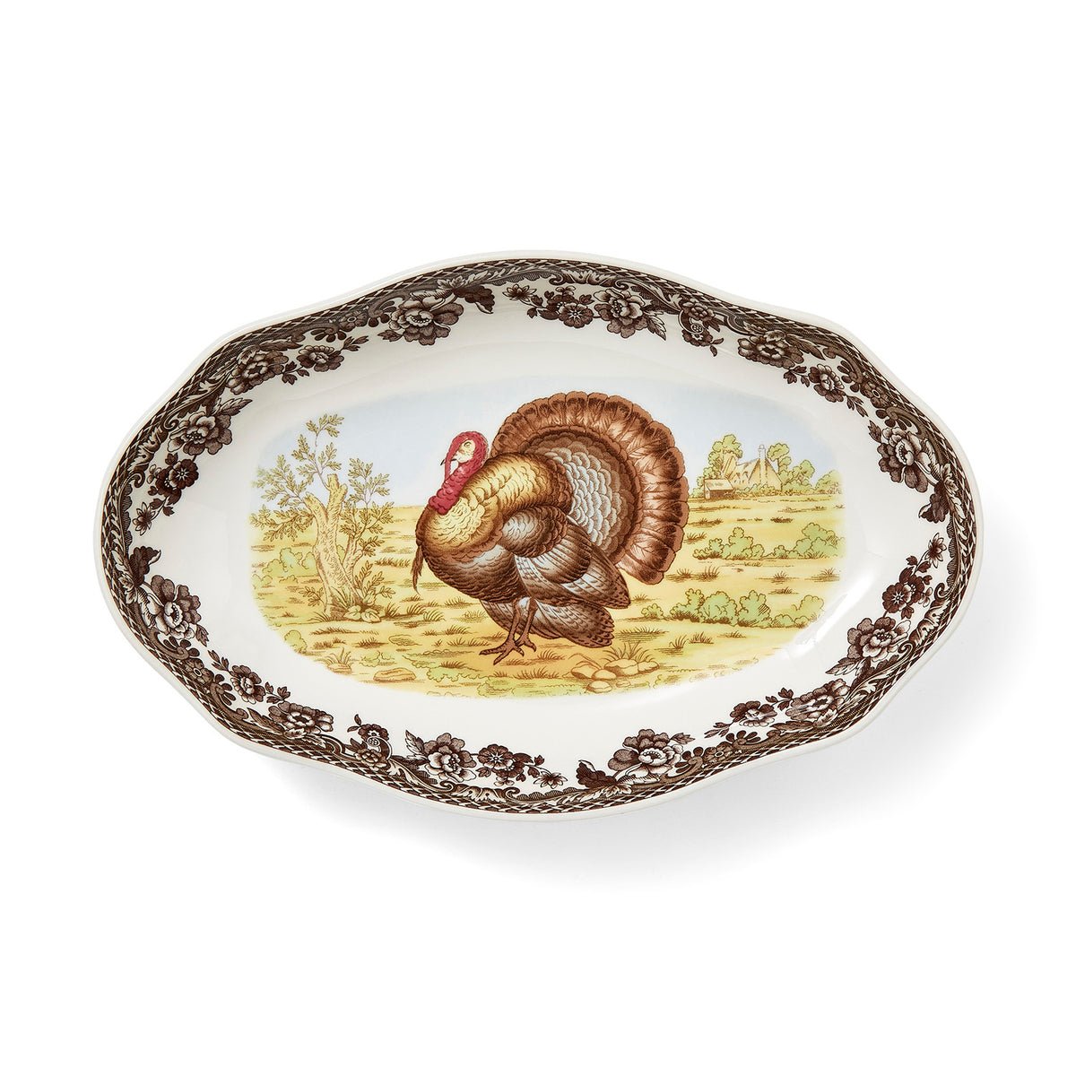 Woodland Turkey Pickle 8.5 in - Robert's-SPODE | PORTMERION-Robert's