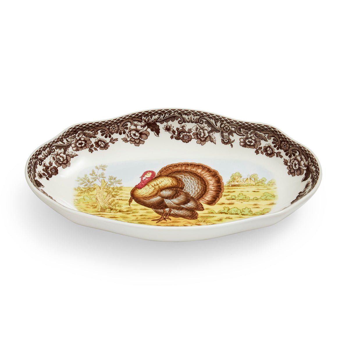 Woodland Turkey Pickle 8.5 in - Robert's-SPODE | PORTMERION-Robert's