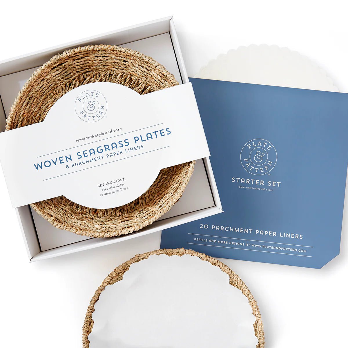 Woven Seagrass Plates Set - Robert's-Plate and Pattern-Robert's
