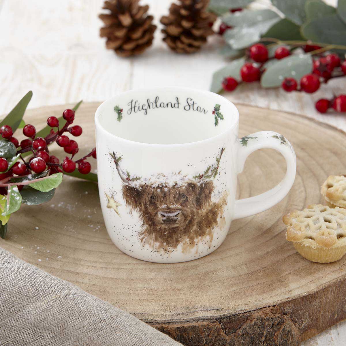 Wrendale Designs Highland Star Mug - Robert's-SPODE | PORTMERION-Robert's
