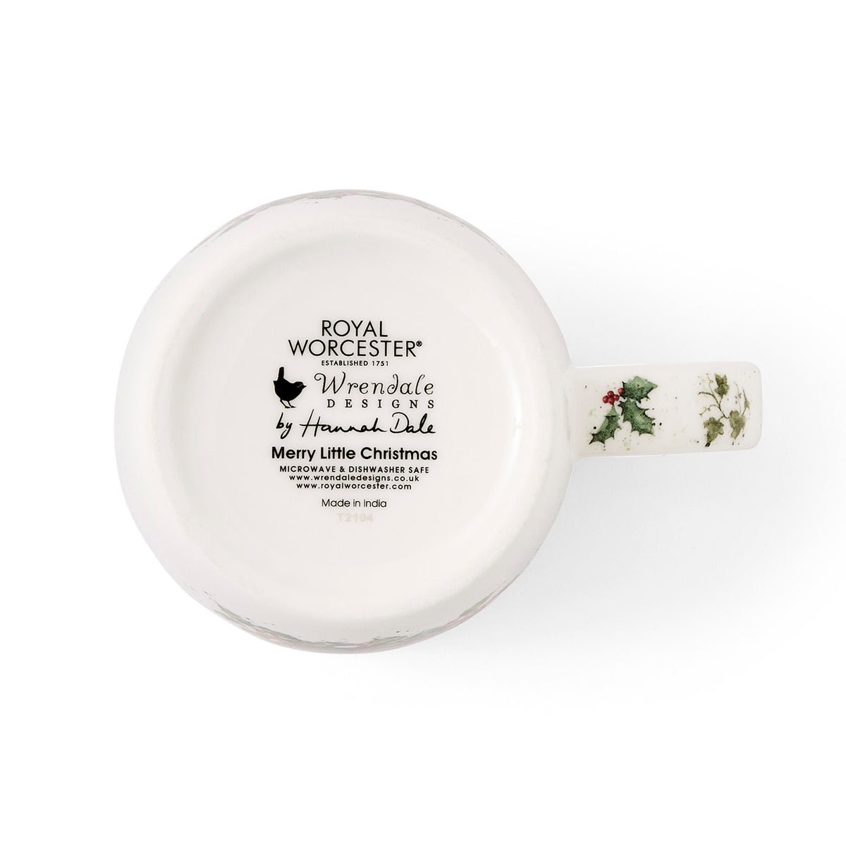 Wrendale Designs Merry Little Xmas Mug - Robert's-SPODE | PORTMERION-Robert's
