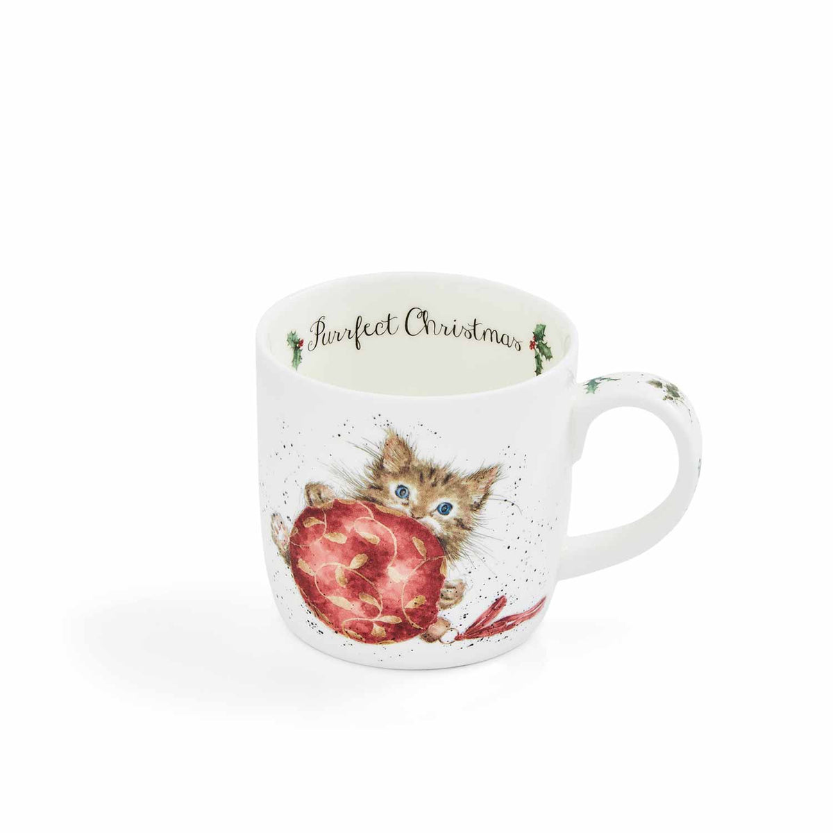 Wrendale Designs Purrfect Christmas Kitten Mug - Robert's-SPODE | PORTMERION-Robert's