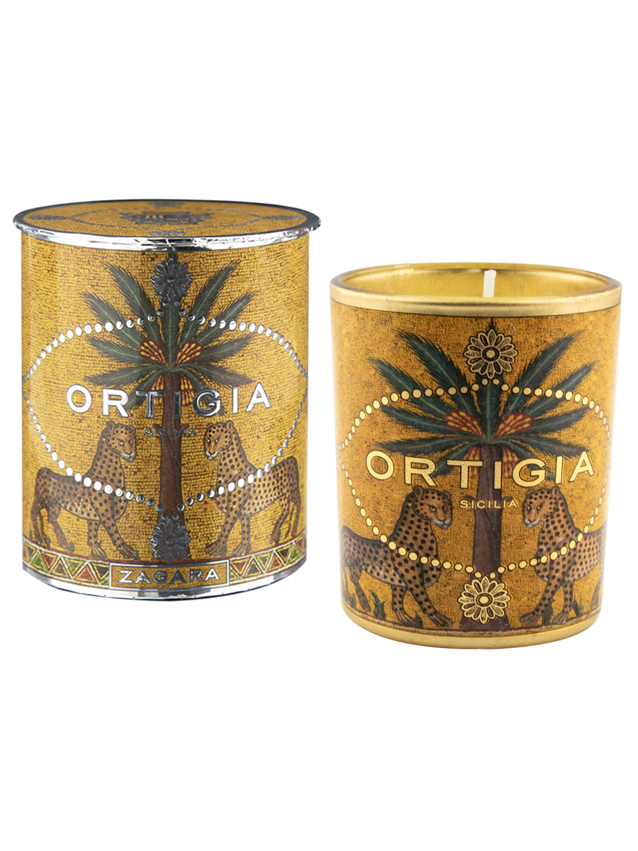 Zagara Decorated Candle Small - Robert's-Ortigia Sicilia-Robert's