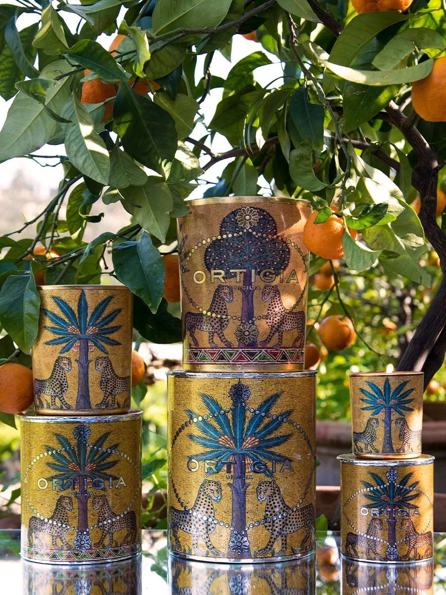 Zagara Decorated Candle Small - Robert's-Ortigia Sicilia-Robert's