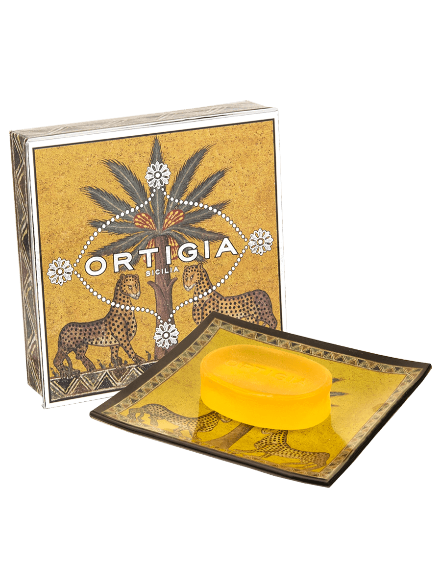 Zagara Glass Plate & Soap - Robert's-Ortigia Sicilia-Robert's