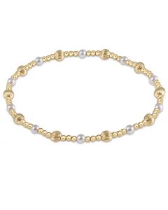 enewton Dignity Sincerity Pearl Gold 4mm Beaded Bracelet