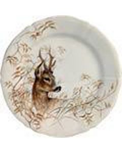 Gien Sologne Dessert Plate - Deer