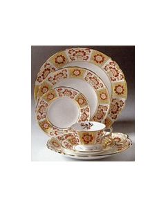 Royal Crown Derby - Derby Panel Red Dinner Plate