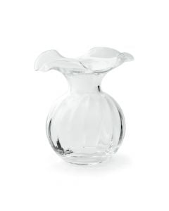 Vietri Hibiscus Clear Small Vase